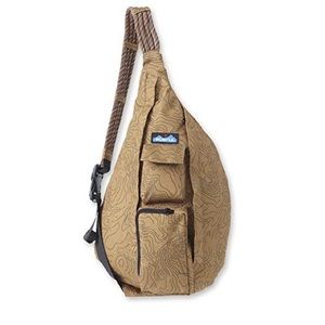 KAVU tan rope sling bag